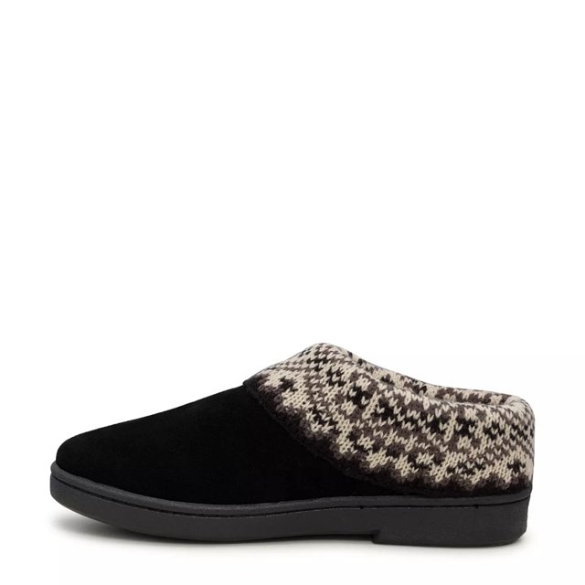 Clarks knit collar clog slipper sale