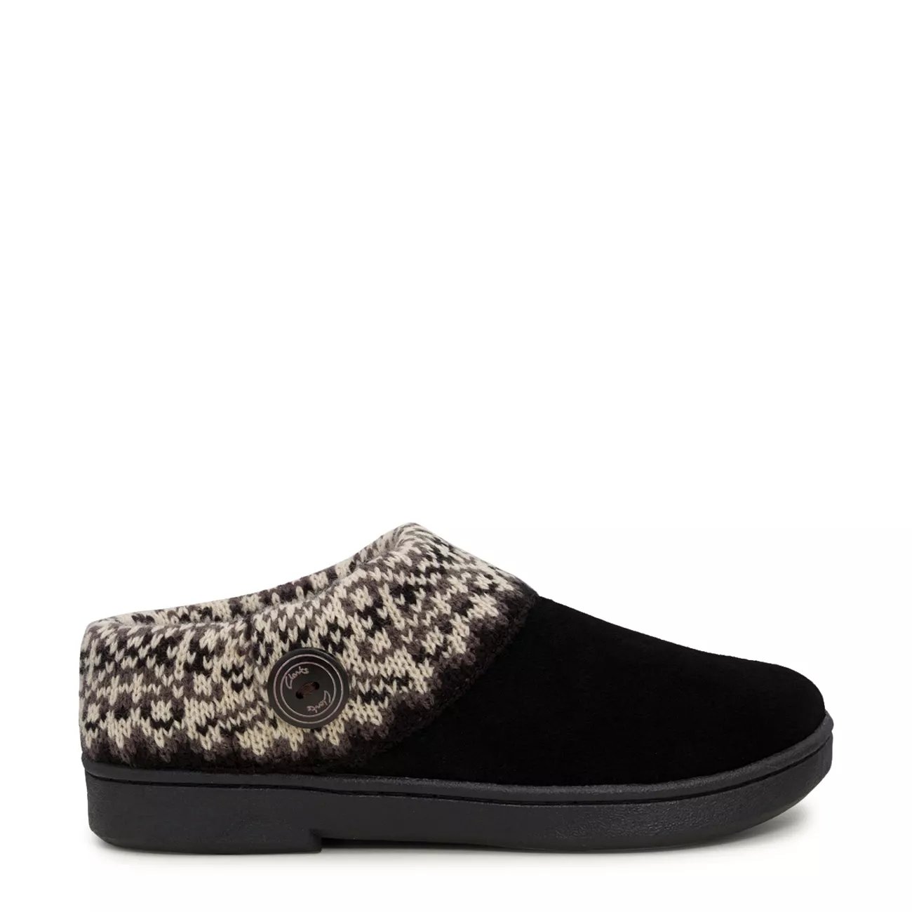 Clarks sweater best sale knit scuff slipper