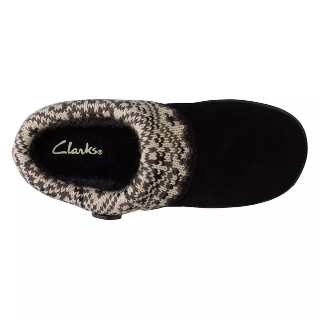 Clarks knit hotsell scuff slippers
