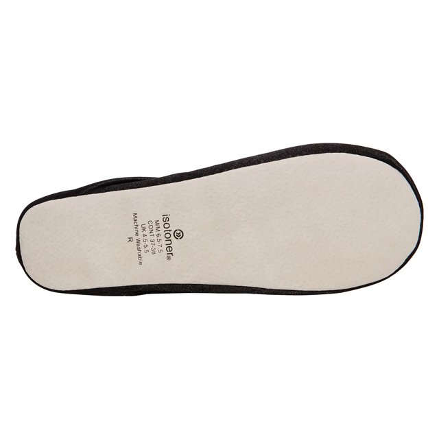 Isotoner ballerina slippers satin top