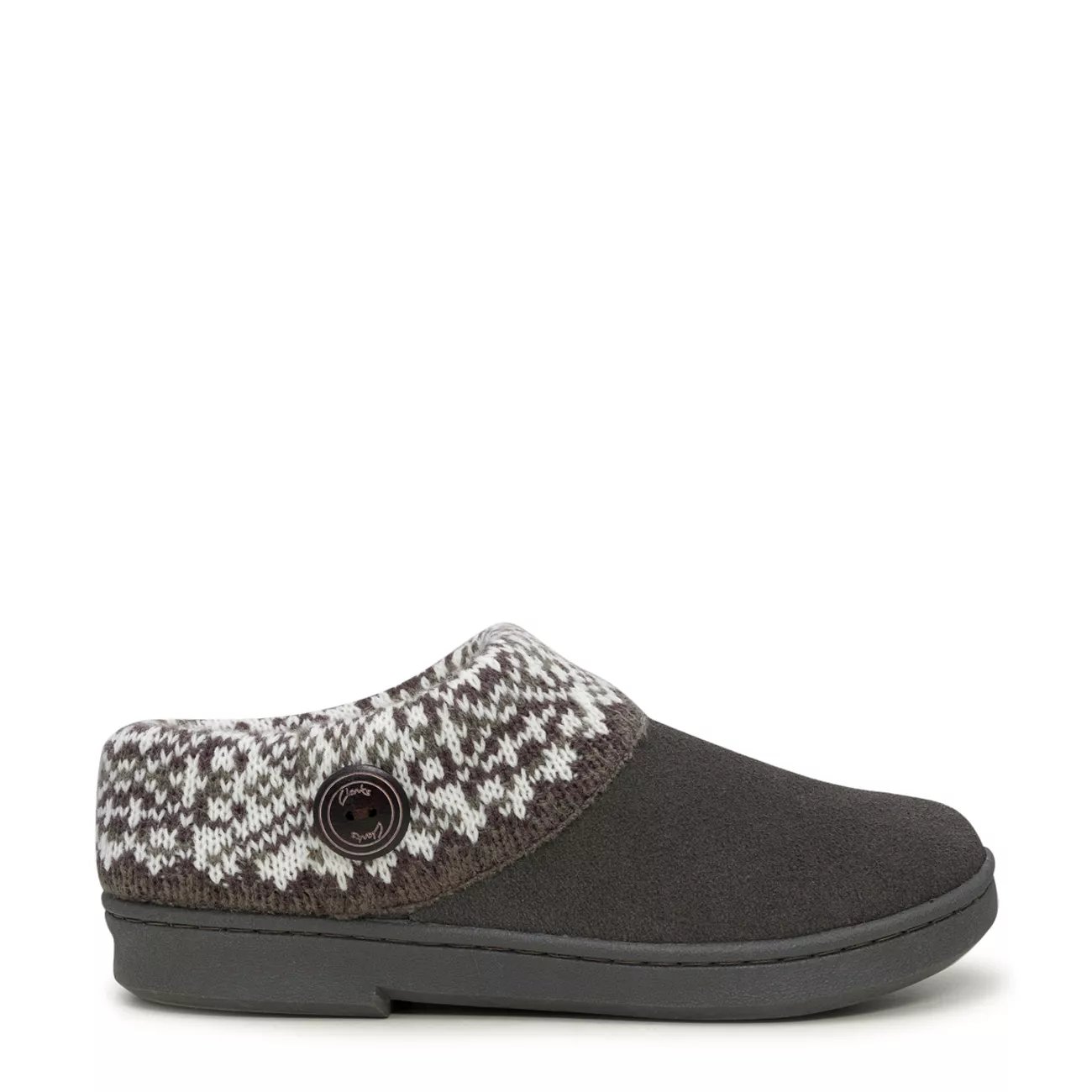 Clarks women's knit store scuff slipper mule