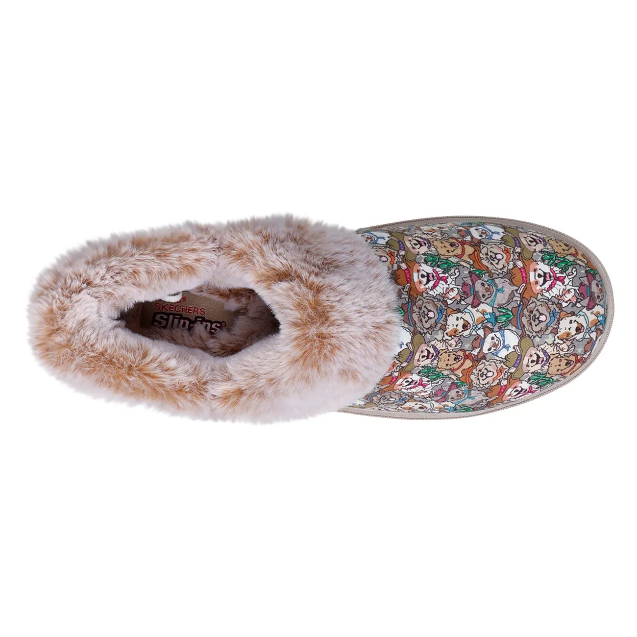 Women's Bobs Cozy Kiss Puppy Print Slipper