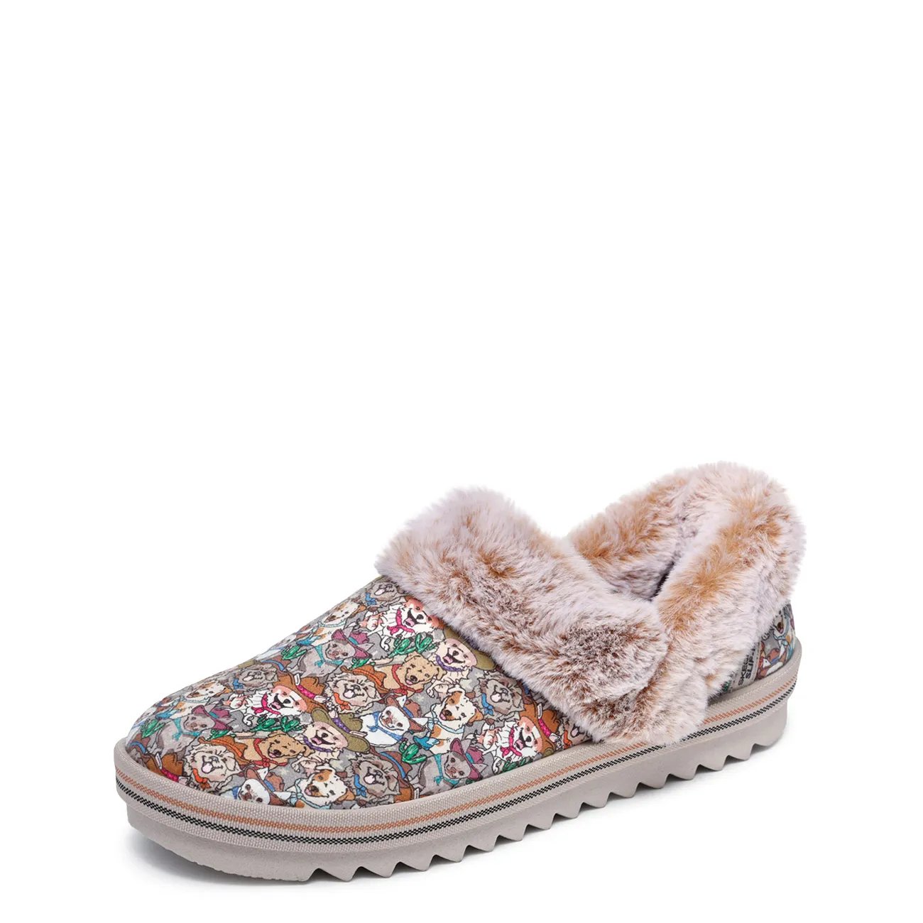 Women's Bobs Cozy Kiss Puppy Print Slipper