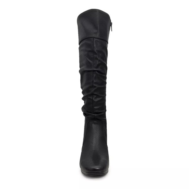 Knee high sale boots wedges