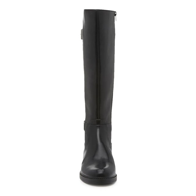 Kelly Katie Women s Sham Knee High Riding Boot in Black Size 5.5 Medium