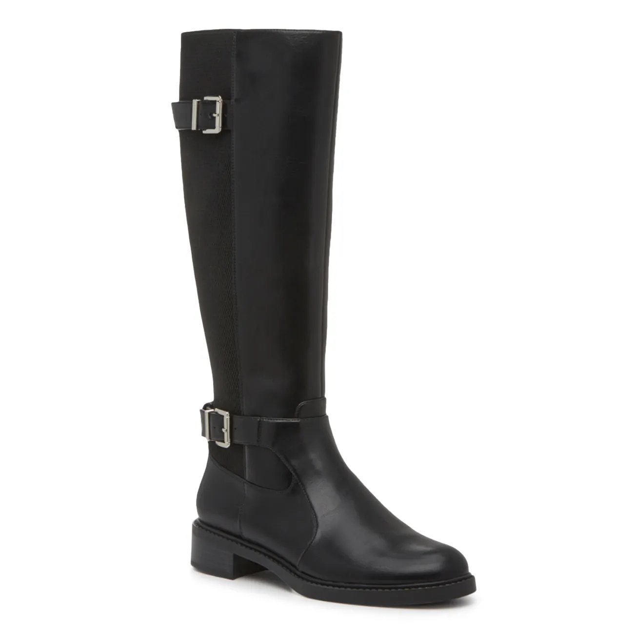 Kelly Katie Women s Sham Riding Wide Width Wide Calf Boot Black 8