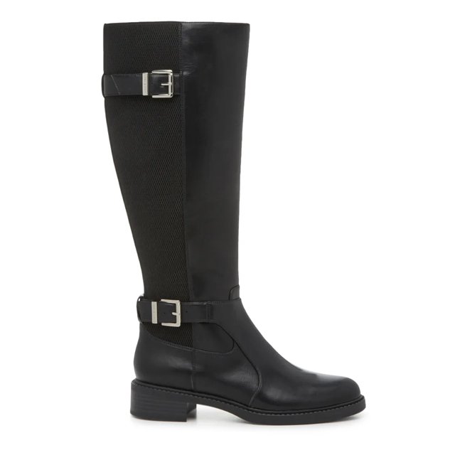 Wide width black boots top