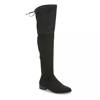 Flat over the hot sale knee boots wide calf