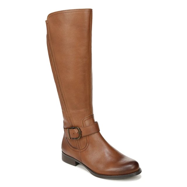 Naturalizer NATURALIZER JAYA WIDE CALF RIDING BOOT BLACK LTHR