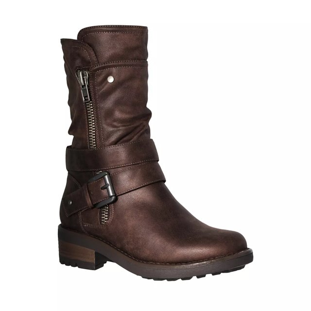 white company biker boots