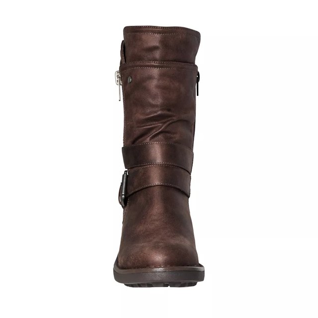 white company biker boots