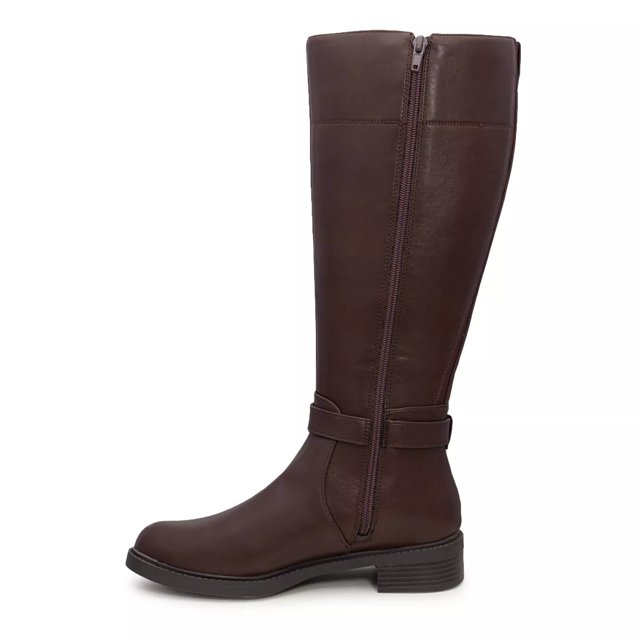 Knee high online boots wide leg