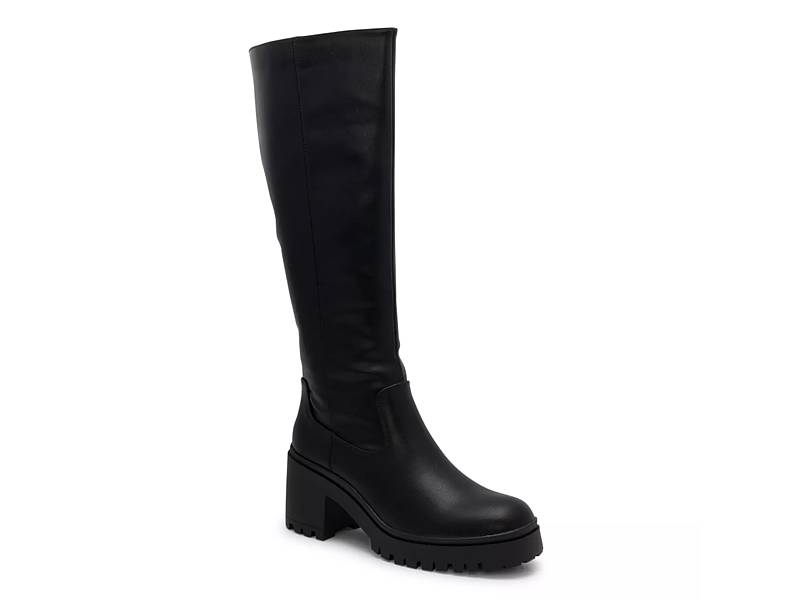 Girls tall black boots best sale