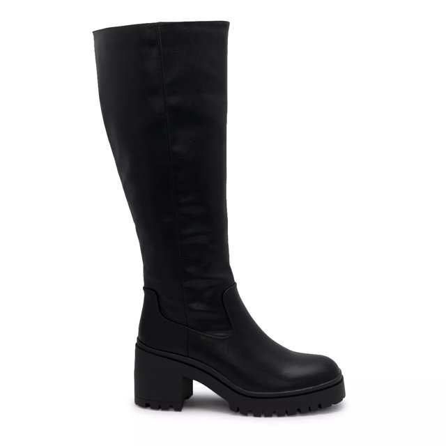 Black knee high boots canada shop