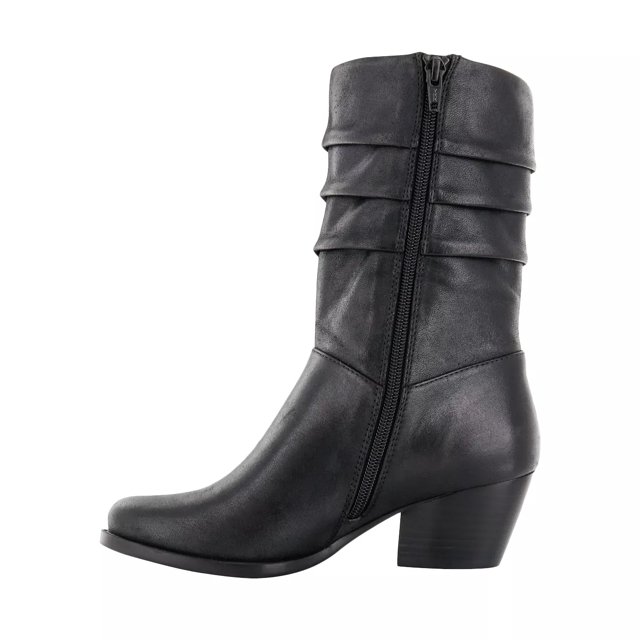 dsw black heel boots