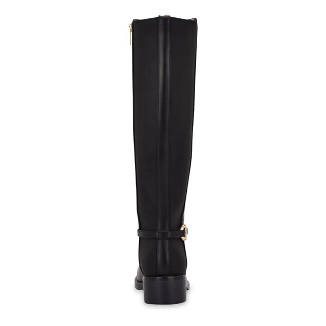Tommy hilfiger black knee high boots cheap