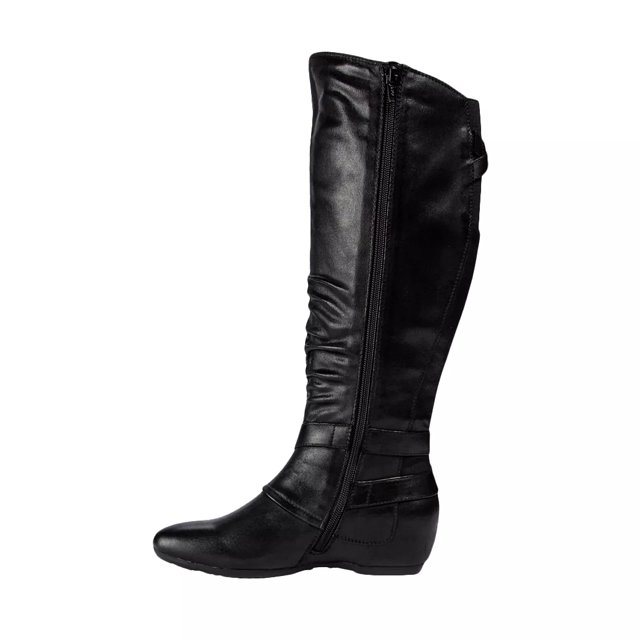 demetria wide calf riding boot