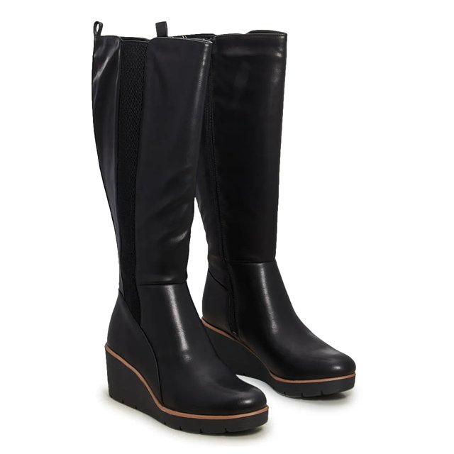 Soul Naturalizer Women s Adrian Knee High Wide Width Boot in Black Size 10