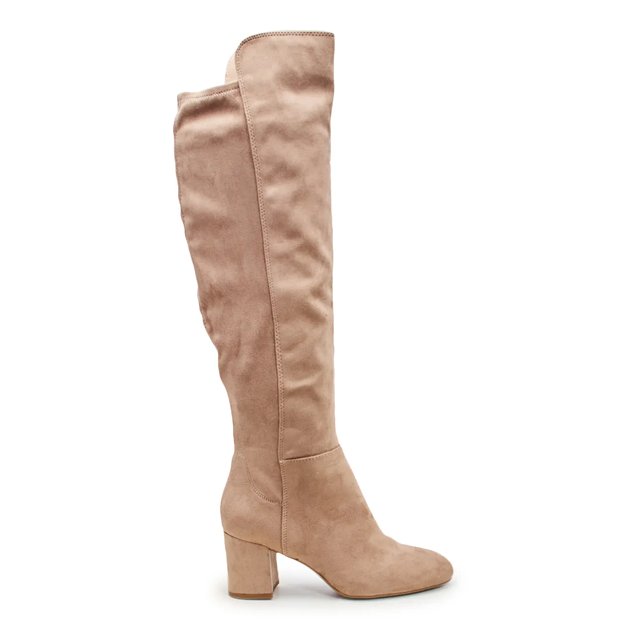 Kelly Katie Women s Kaza Over The Knee Boot in Taupe Size 6 Medium