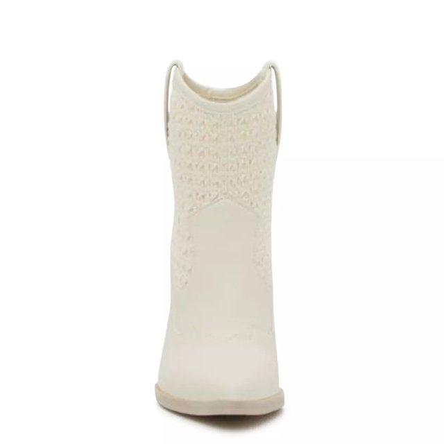 Dolce Vita Women s Lacie Western Boot in Ivory Size 9.5 Medium