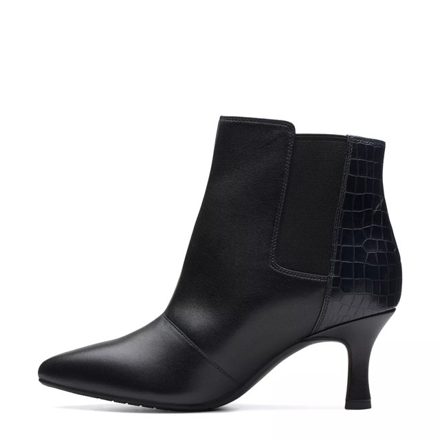 Black clark booties online