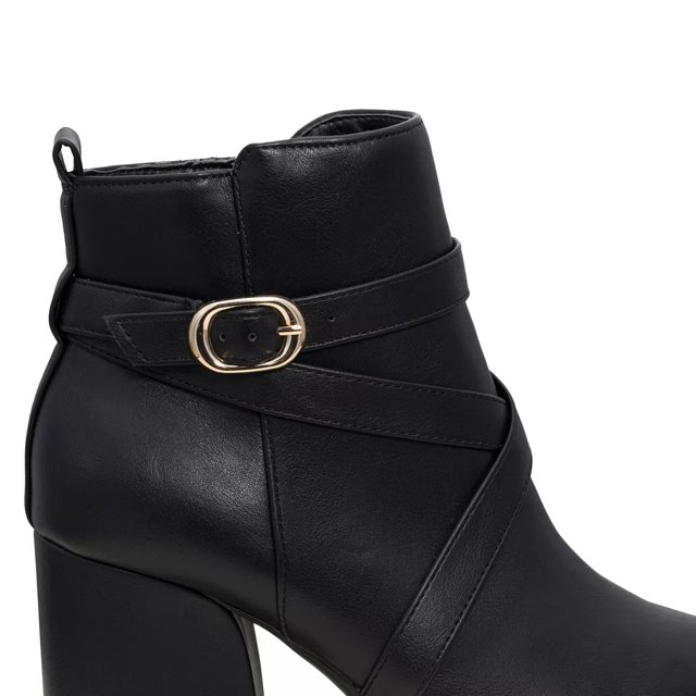 Dsw black bootie heels shop