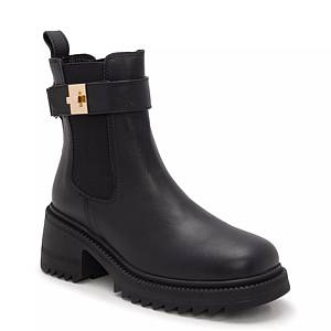 CHASE Black Leather Men's Boots  Men's Designer Boots – Steve Madden Canada