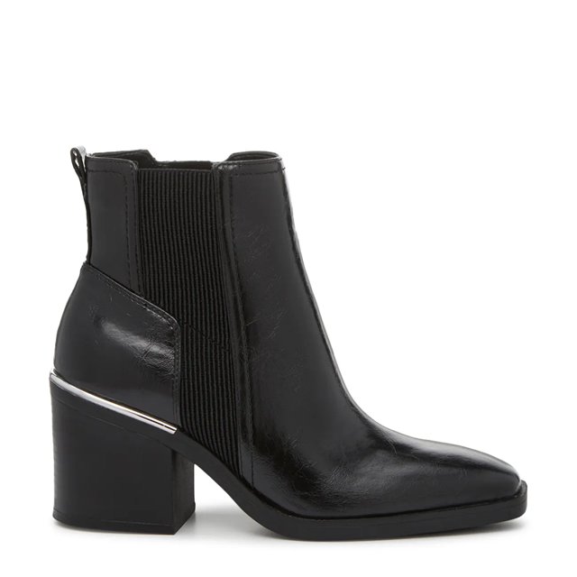 Dsw black heeled booties sales