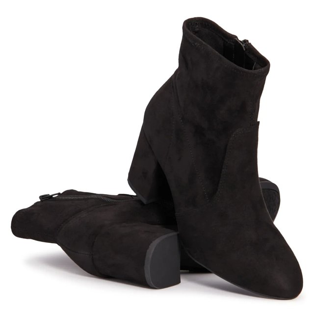 Dsw black sock booties online