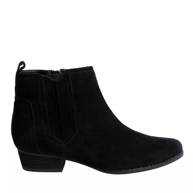 ivory leather bootie