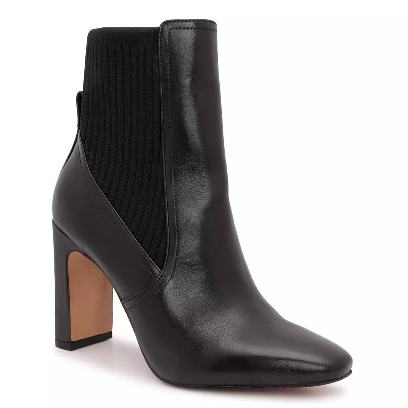 Sarlaa Ribbed Ankle Bootie