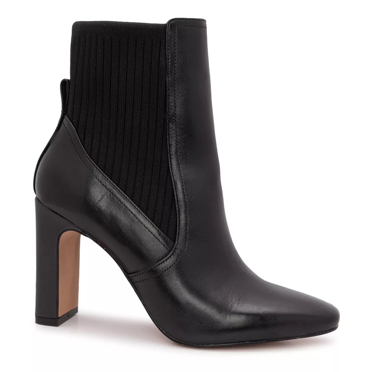 Sarlaa Ribbed Ankle Bootie