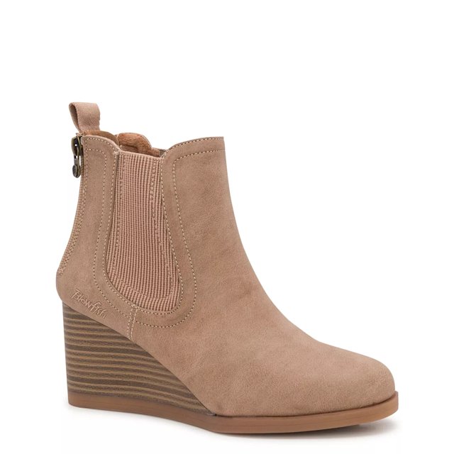 Blowfish Praline Chelsea Wedge Bootie