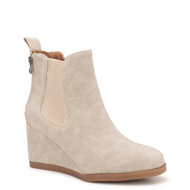 Blowfish Praline Wedge Bootie The Shoe Company