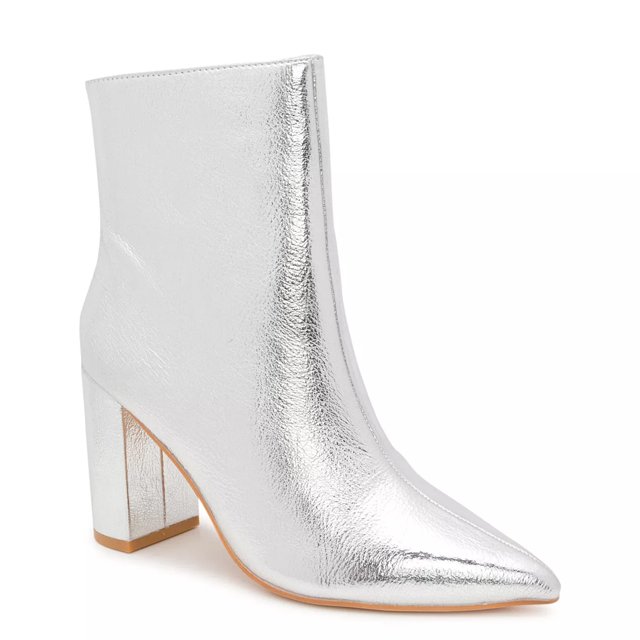 Dsw silver booties deals