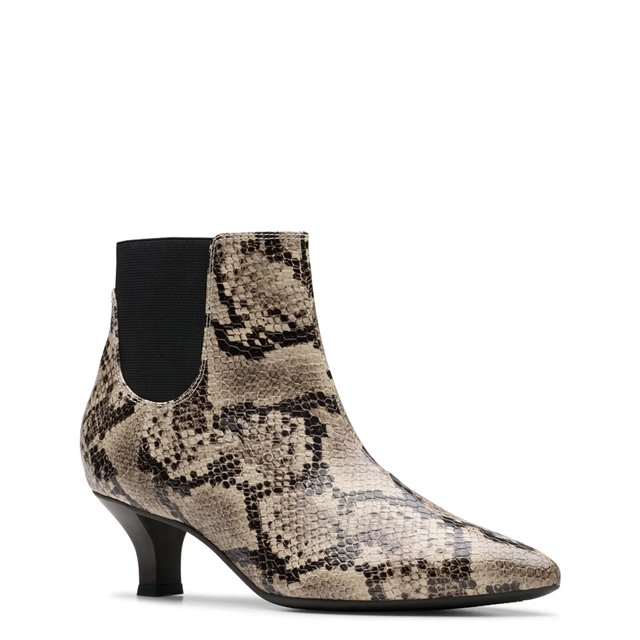 Clarks kitten heel boots clearance