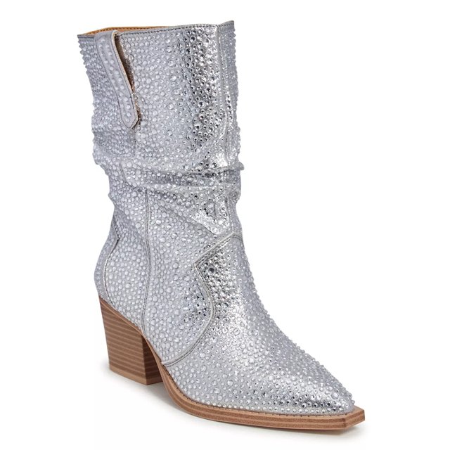 Crown Vintage Women s Sinera Western Boot in Dark Silver Size 6.5 Medium