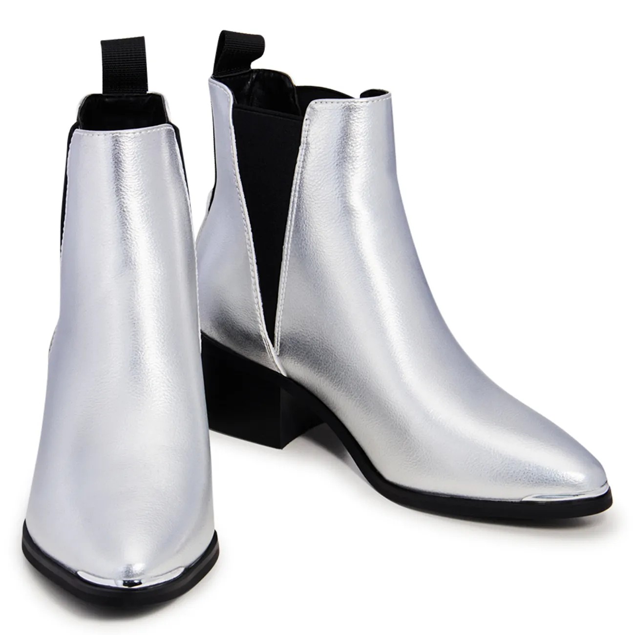 Metallic Chelsea Boot