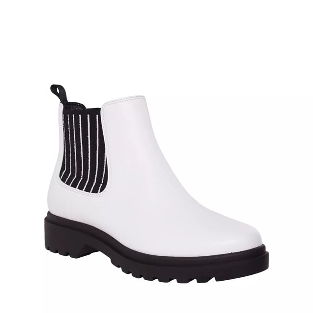 tommy hilfiger monogram plaque long leather boots