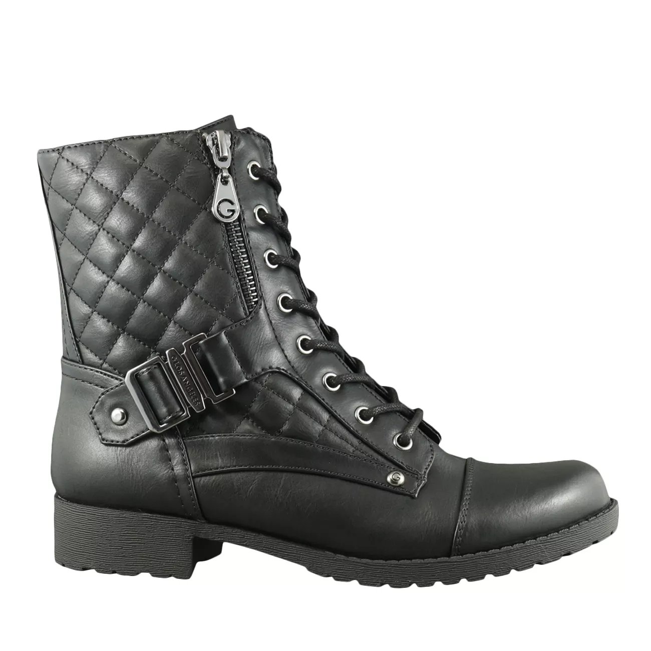 guess black boots dsw