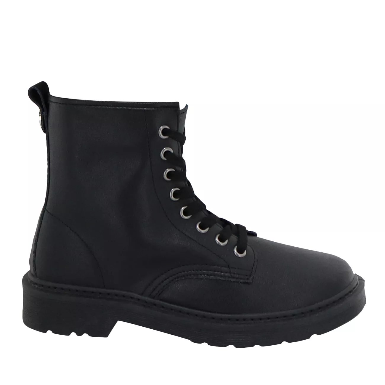 steve madden kontac leather cap toe boot