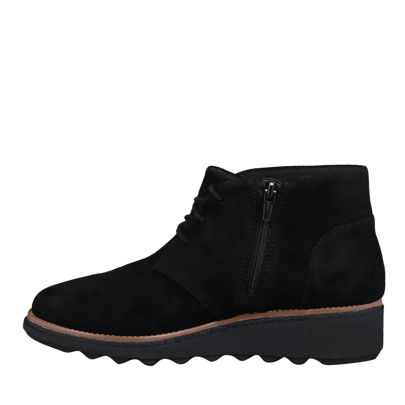 clark sharon hop wedge bootie