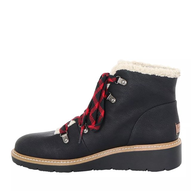 dsw black lace up booties