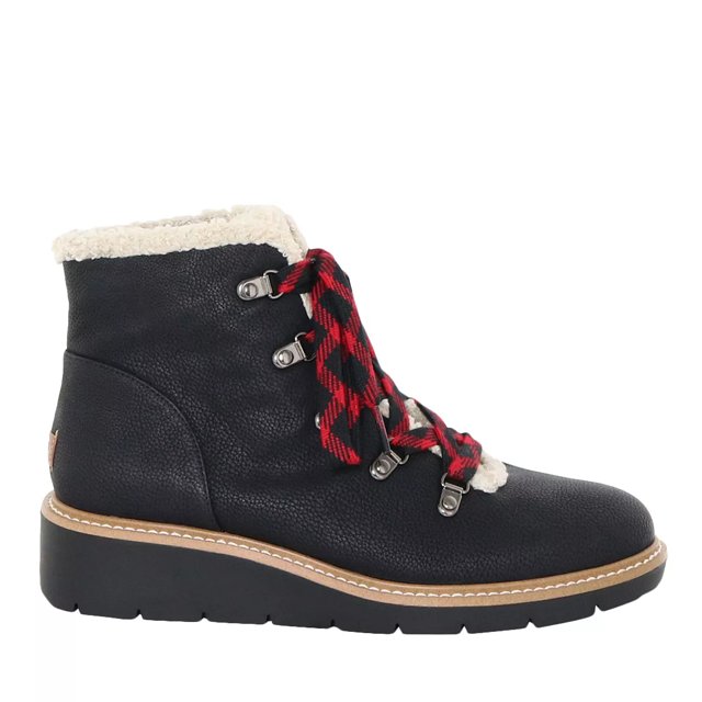 dsw black lace up booties