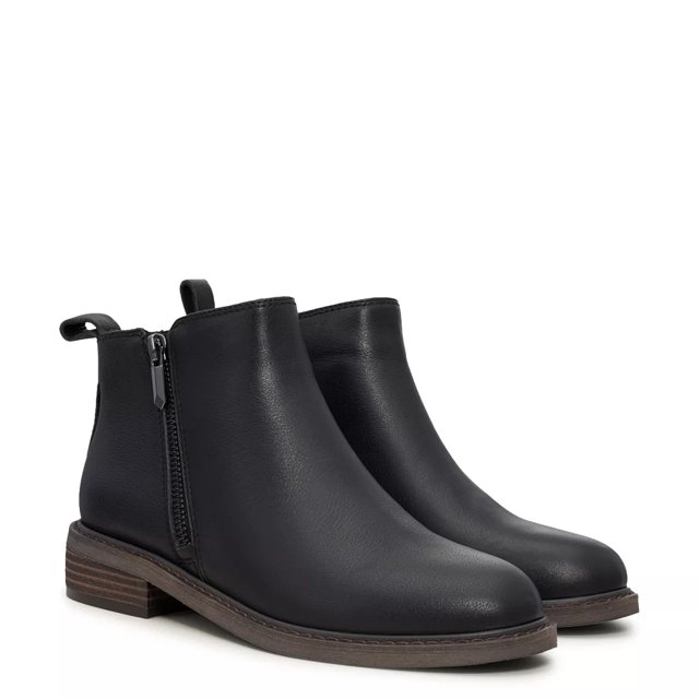 Ruched Ankle Boot in Manager - Froggie, Leather Shoes