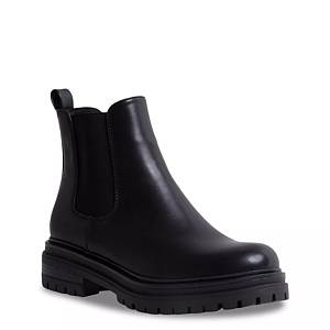 Flat black womens on sale boots