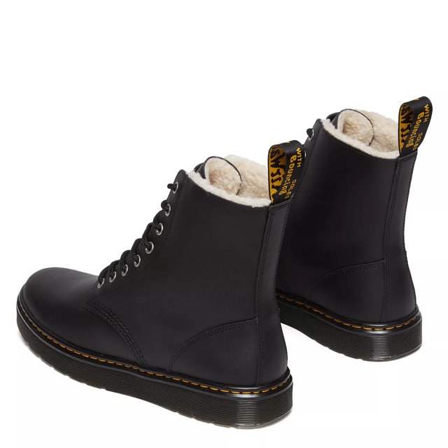 Dr. Martens Women s Unisex UK Sizing Zavala Comat Boot in Black Size UK 6 US 8 Medium