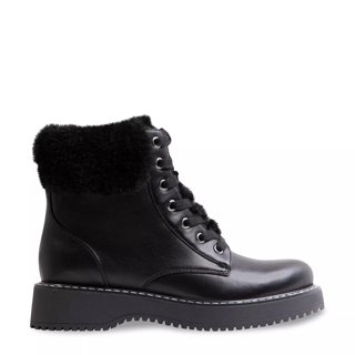 steve madden hills knit combat booties