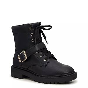 Wide width black on sale boots