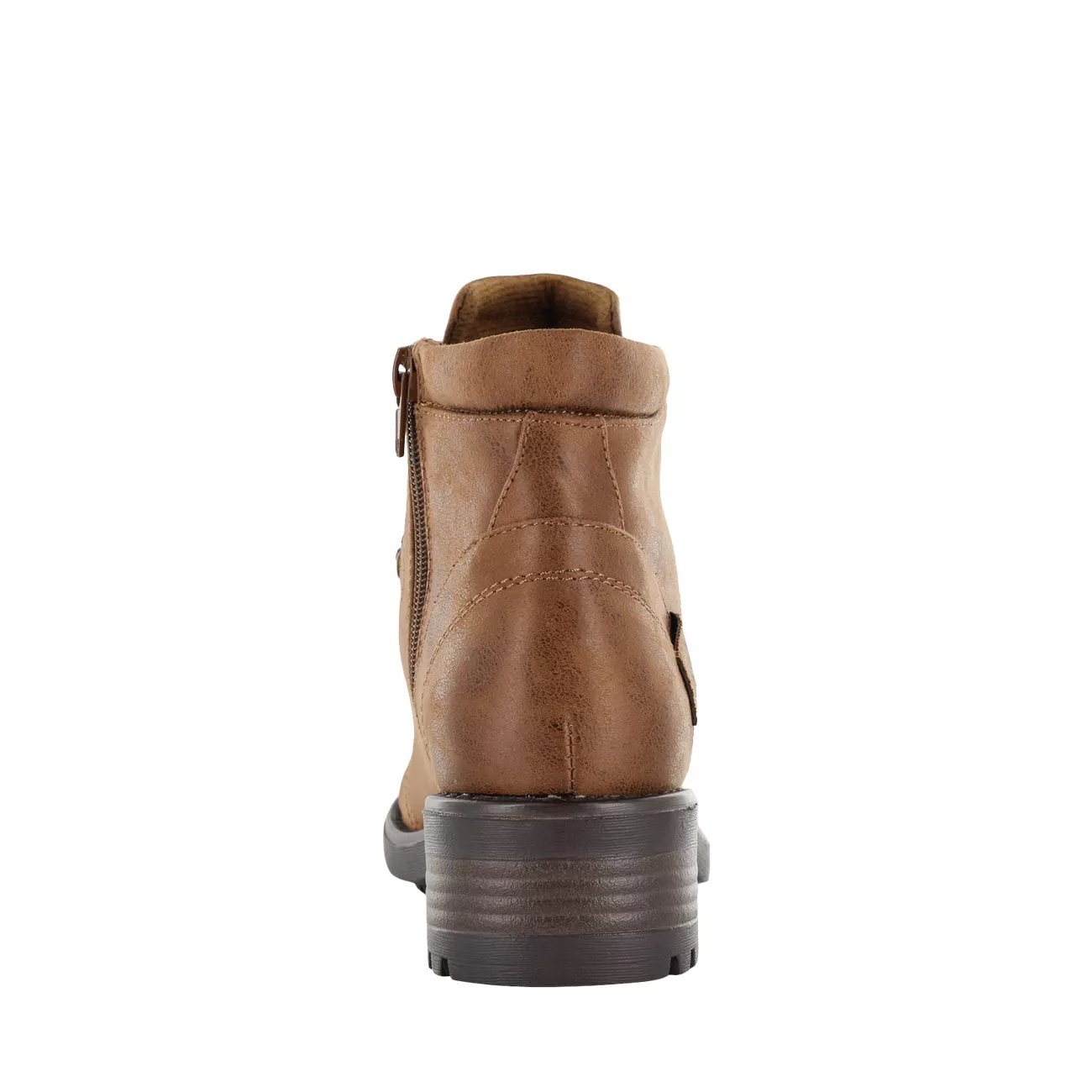 leather & nylon hiker booties